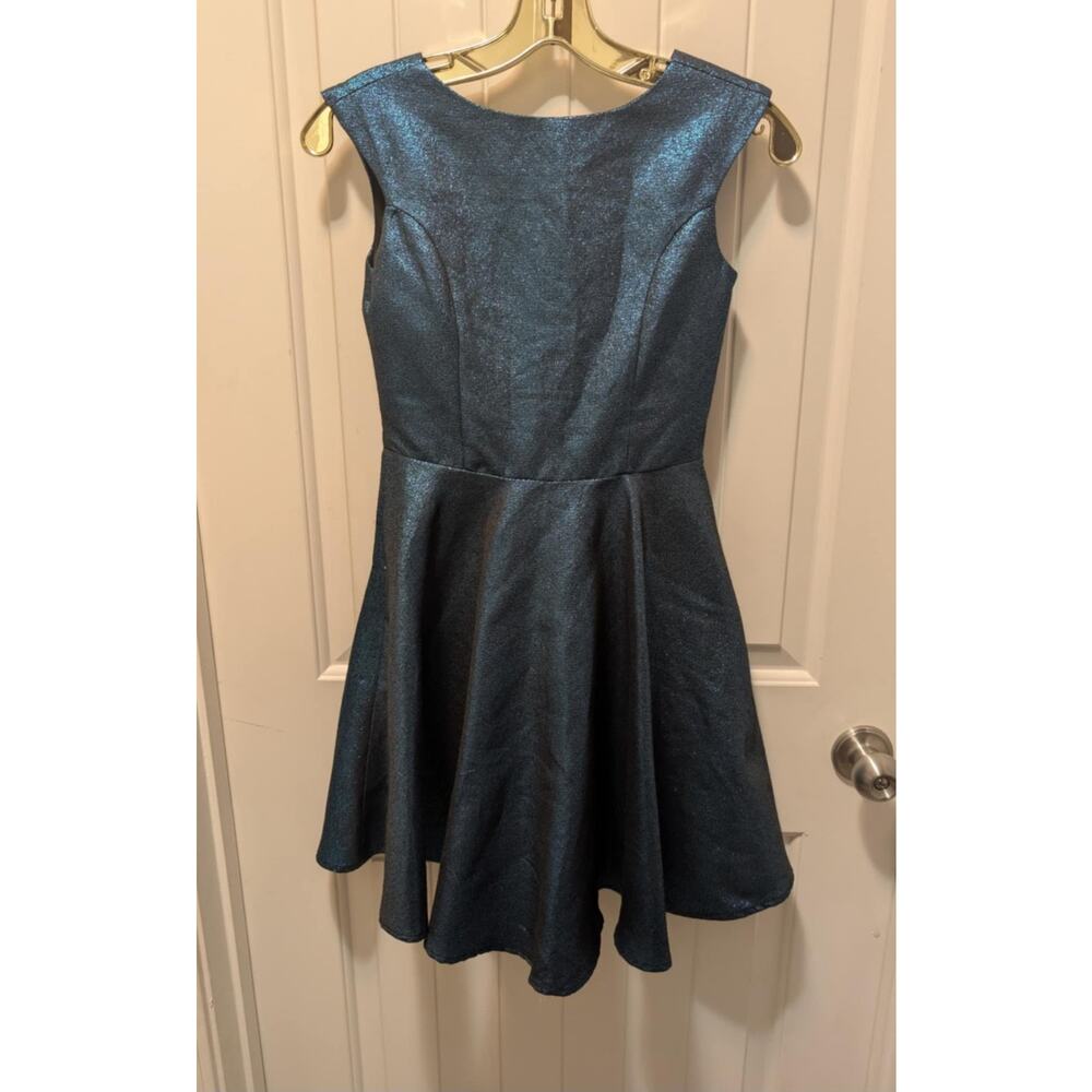 Un Deux Trois Blue Kids Formal Dress